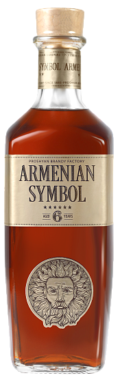 Cognac: Cognac "Armenian symbol" six years old